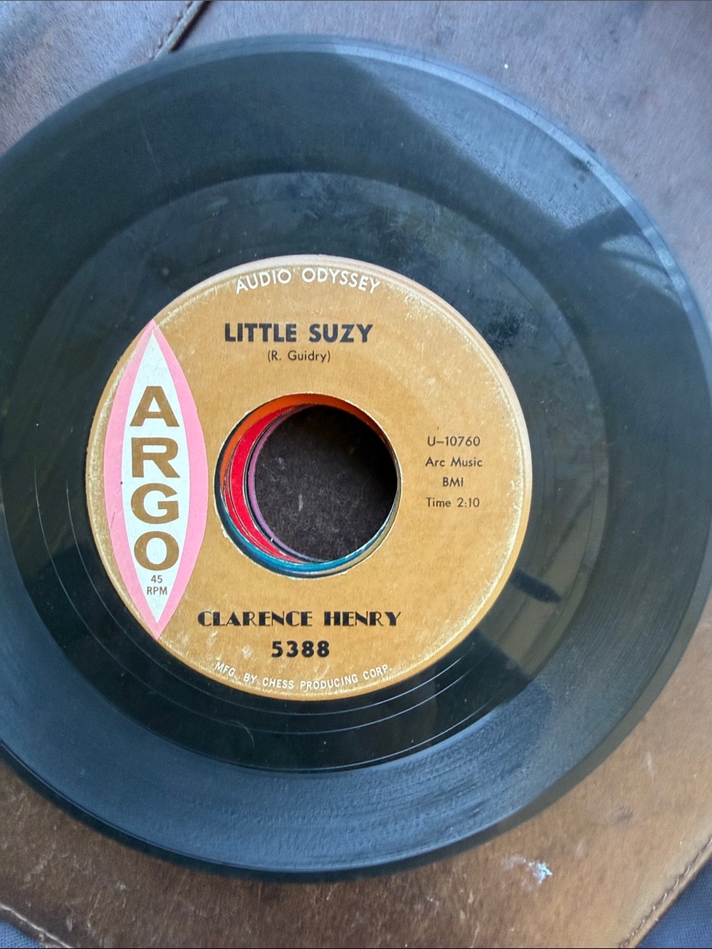 Argo 'Little Suzy' Clarence Henry 45 RPM Vinyl